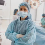 Nurse wearing Covid 19 Kit